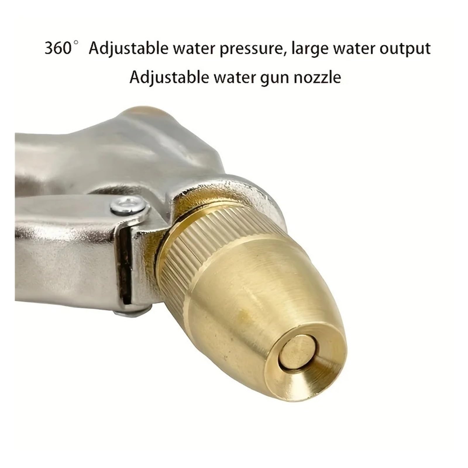Pistola De Agua Alta Presión Portátil, Limpieza Metales Ajustable, Máquina Lavado Coches, Manguera Riego Jardín, Boquilla Rociadora, Espuma PrevencióN De Fugas De Alta PresióN
