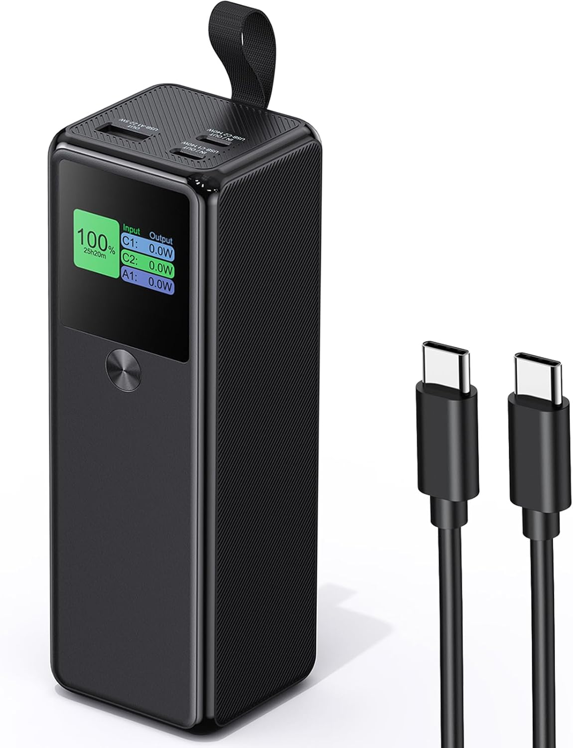 Product image of 140W Power Bank, 27600mAh 3-Port PD3.1 Portable Charger Power Bank/Portable Phone Charger with 140W C Port for Phone 16/15/14/13/12 Series, Ma-Book/Pad, Laptop, Tablet, Samsung, Steam Deck, Dell XPS