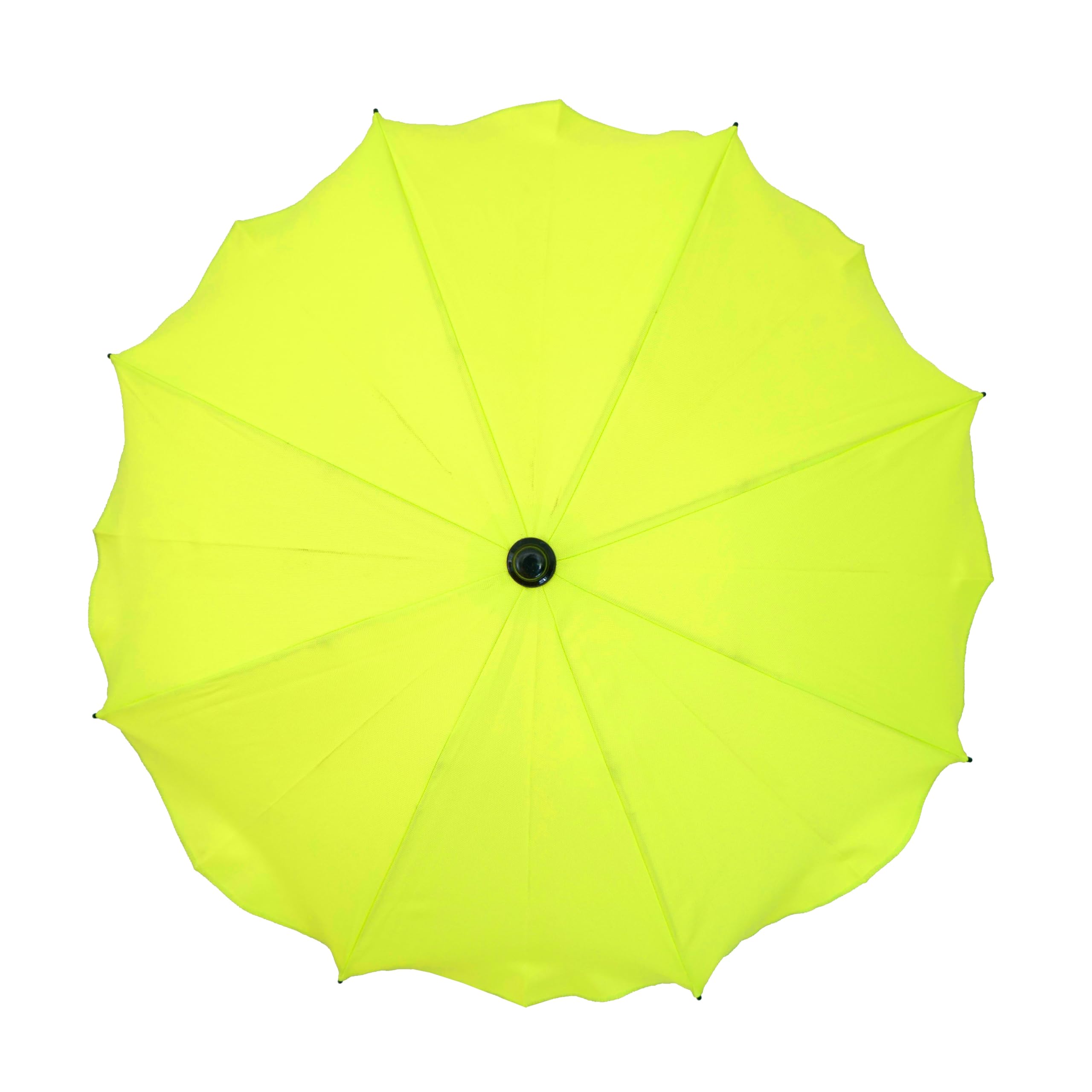 Skyline Ombrelle Parapluie pour Poussette Universelle Accessoire Zertifikat Anti UV 50+ Protection Soleil Adaptateur Parasol Diamètre 63 cm Vert citron