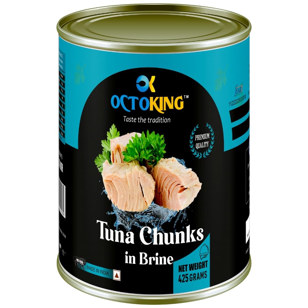 Octoking Canned Tuna Chunks in Brine 425g (Pack of 2) (B0CF62ZP2S) Amazon Price History, Amazon Price Tracker