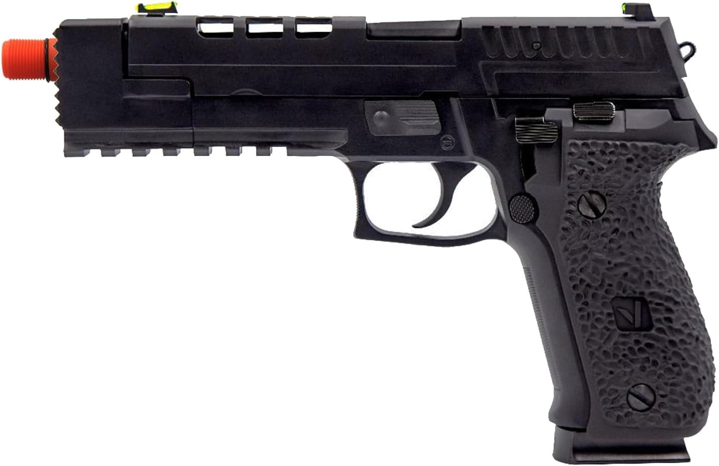 Vorsk Aluminum Airsoft Hi-Capa VP26X Gas Blowback Pistol w/ 20mm Rail