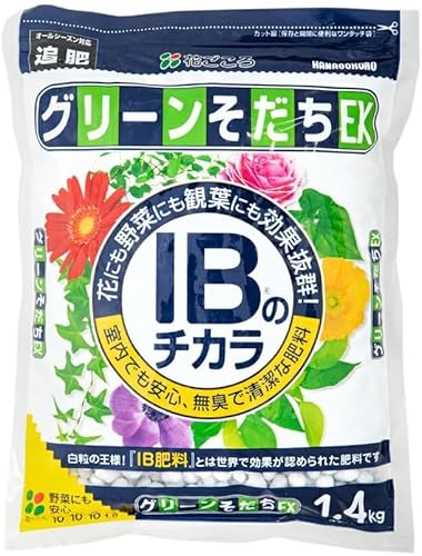 花ごころ 肥料 IBのチカラ 植物栄養 グリーンそだちEX 1.4kg