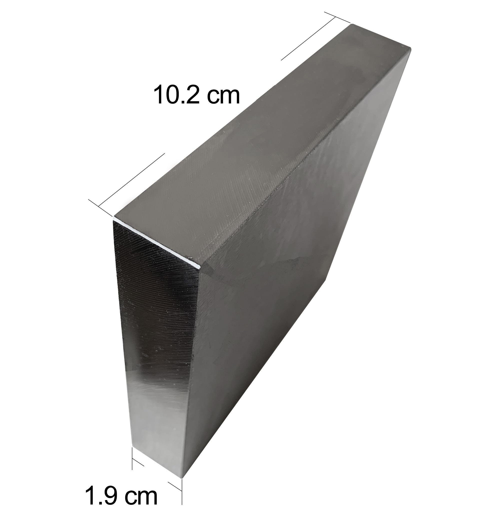 HimaPro Bloque de Banco de Acero 10.2x10.2 cm – Yunque Plano para Joyeros, Herramienta Metálica para Joyería y Estampado (10,2x10,2x1,9 cm) | Para la fabricación de joyas, estampado de metal y metalurgia, caras lisas y pulidas