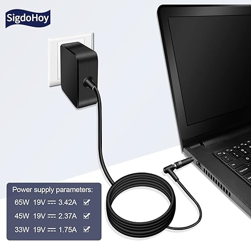 Miniatura 4 de Cargador de 65W 45W 33W para ASUS VivoBook 17 16 15 14, Vivobook S15 S14 S13 Flip, Vivobook Go 15 14 12, conectores redondos, adaptador de corriente