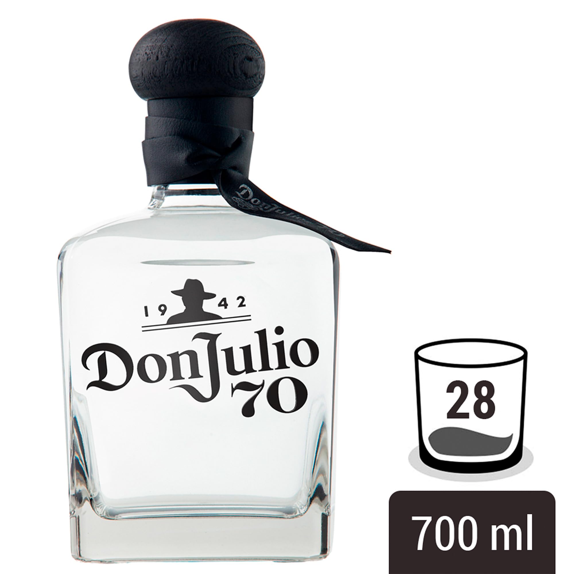 Don Julio 70 テキーラ 700ml Don Julio 70 Tequila Cristalino Añejo 700ml, Sabor Suave y Final