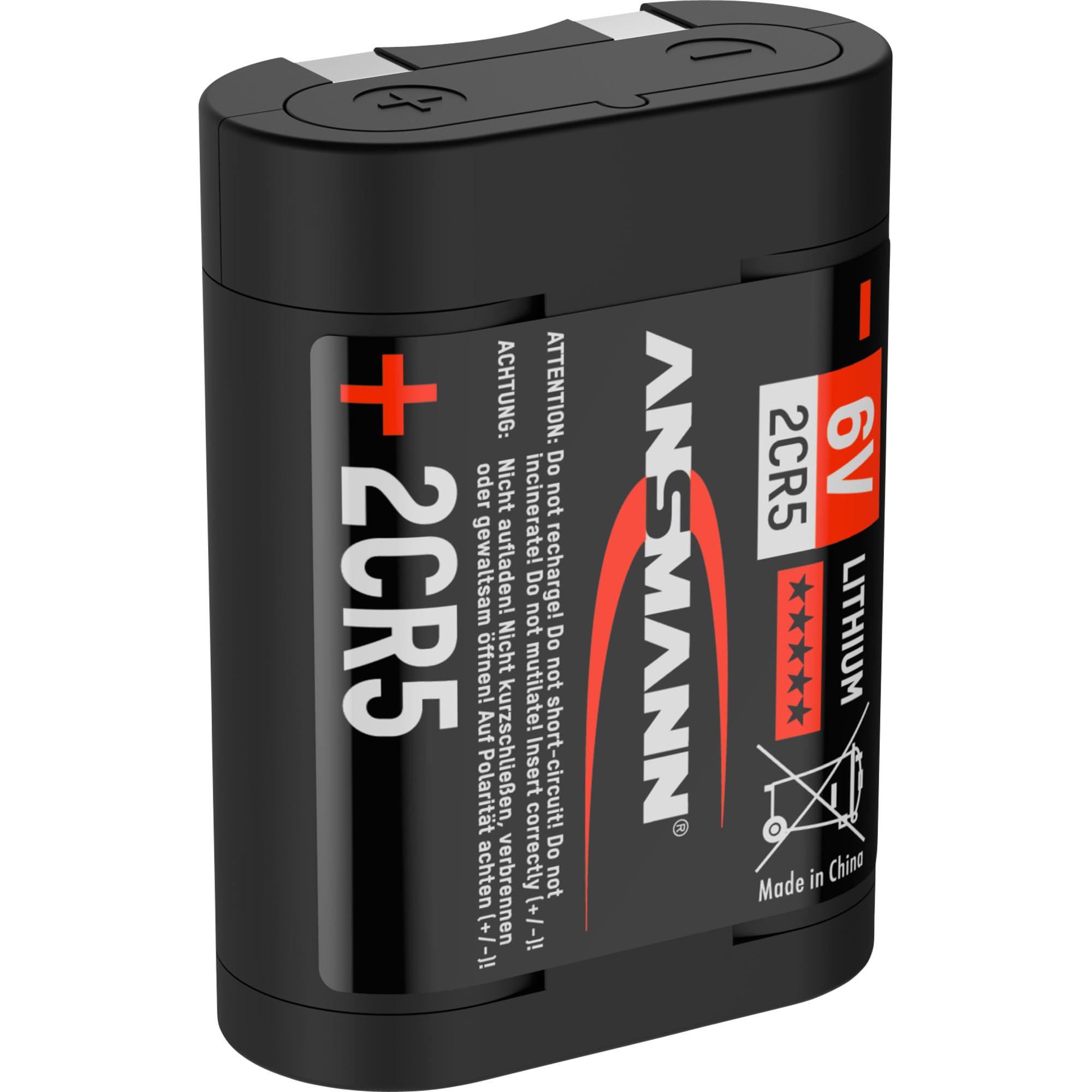 Amazon.co.jp: Ansmann 2CR5 6V リチウム電池 [1パック] 2CR5/DL245