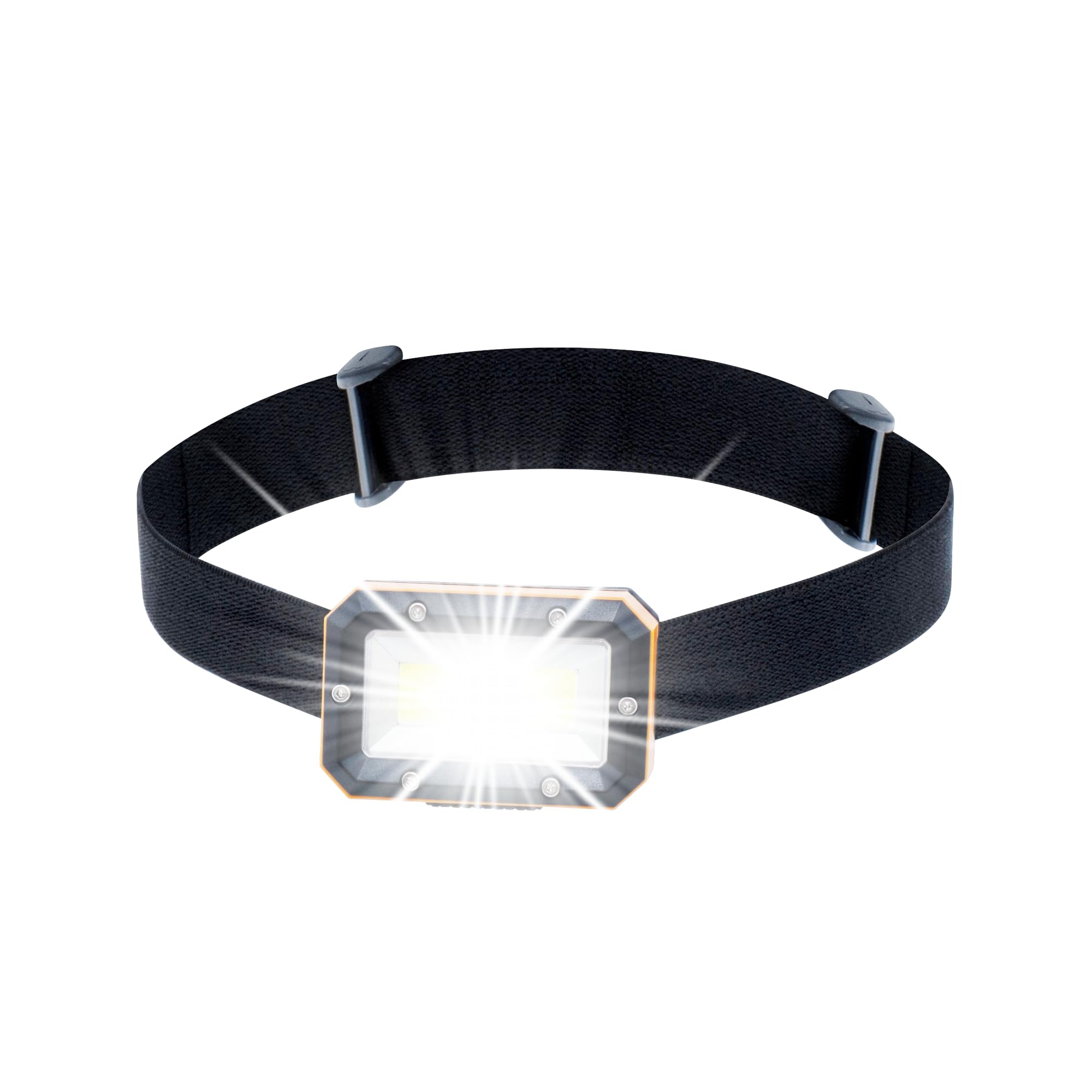 Navoys Super Bright COB 3 Light Modes Head Band Torch - Battery-Powered LED Head Torch, Headlamp Hiking, Running Lights for Runners, Head Torches for Camping and Fishing, Headlamps for Adults