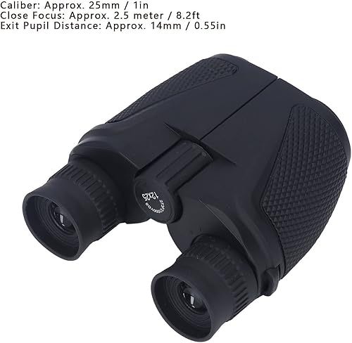 Miniatura 8 de 12X prismáticos del poder más elevado HD con prisma, telescopio del tamaño del bolsillo para la observación al aire libre