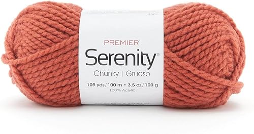 Vista 37 de Premier Yarns Serenity - Sólidos gruesos, acrílico, peso voluminoso, humo, 3.5 onzas, 109 yardas 700-41 Humo