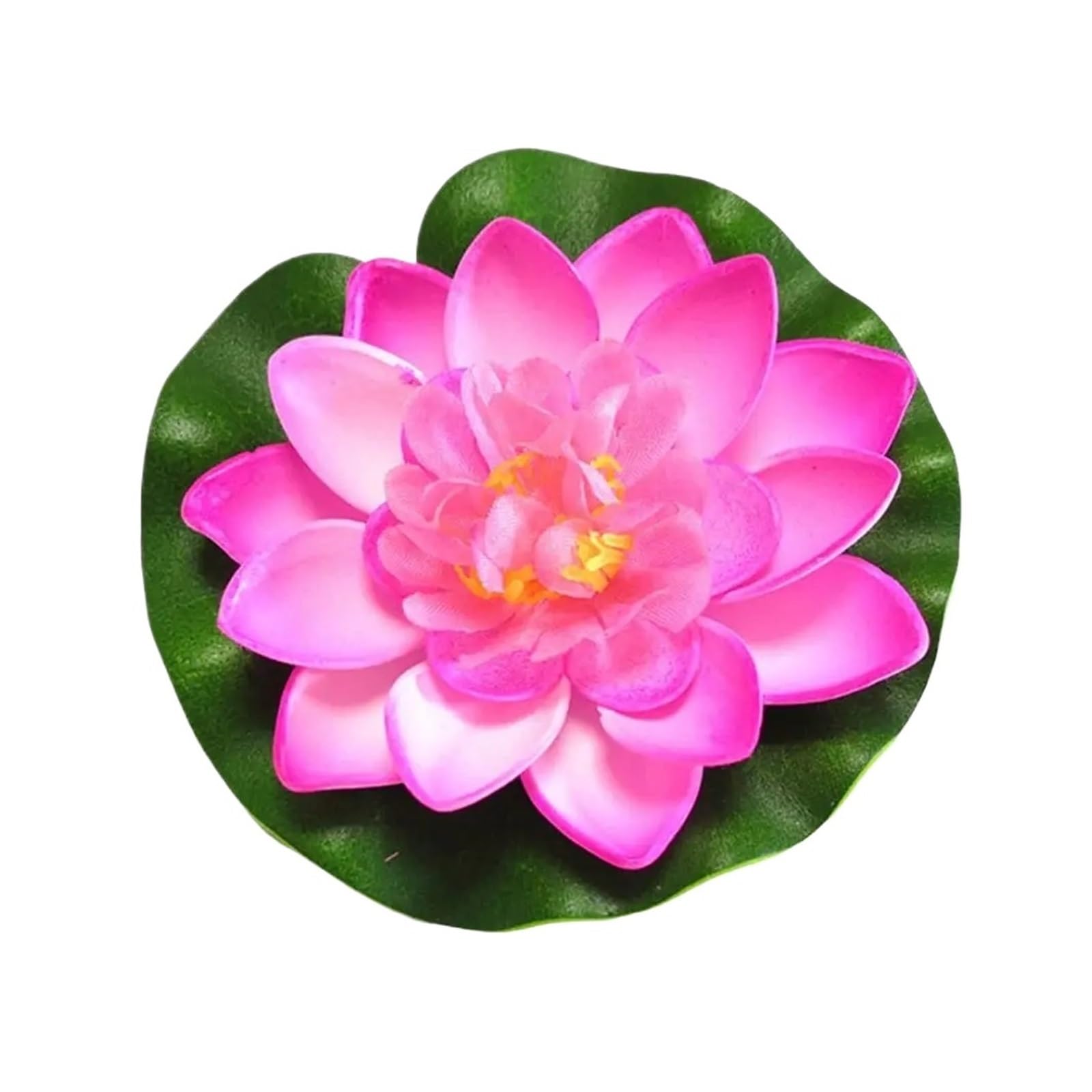LHSJYG Water Lily Plants For Ponds Small 10cm Artificial Lotus Floating Simulated Plant Realistic Aquarium Garden Lily Decoration Micro Landscape Pond Water(Pink)