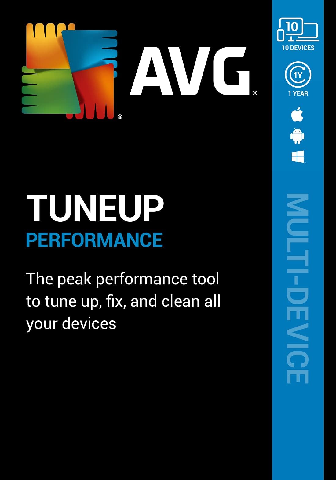 AVG TuneUp 2021 10 Devices, 1 Year [PC/Mac/Mobile Download]