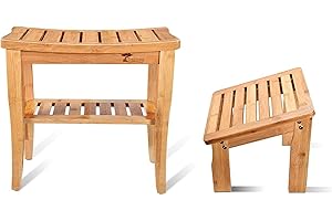Bamboo Bench with Foot Stool: The Pinnacle of Relaxation