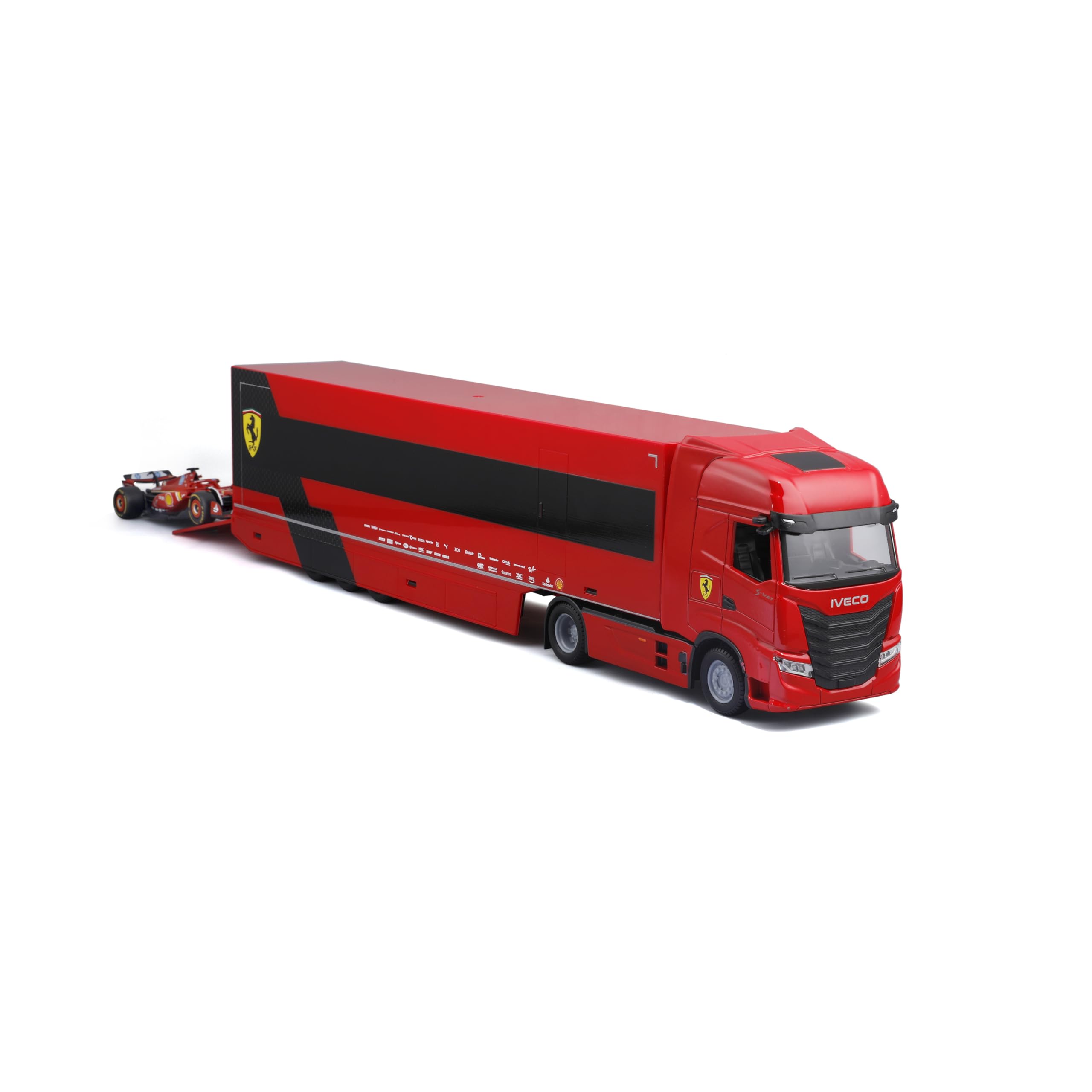 Bburago - Iveco S-Way 570 Racing with Ferrari SF-24#16 Leclerc