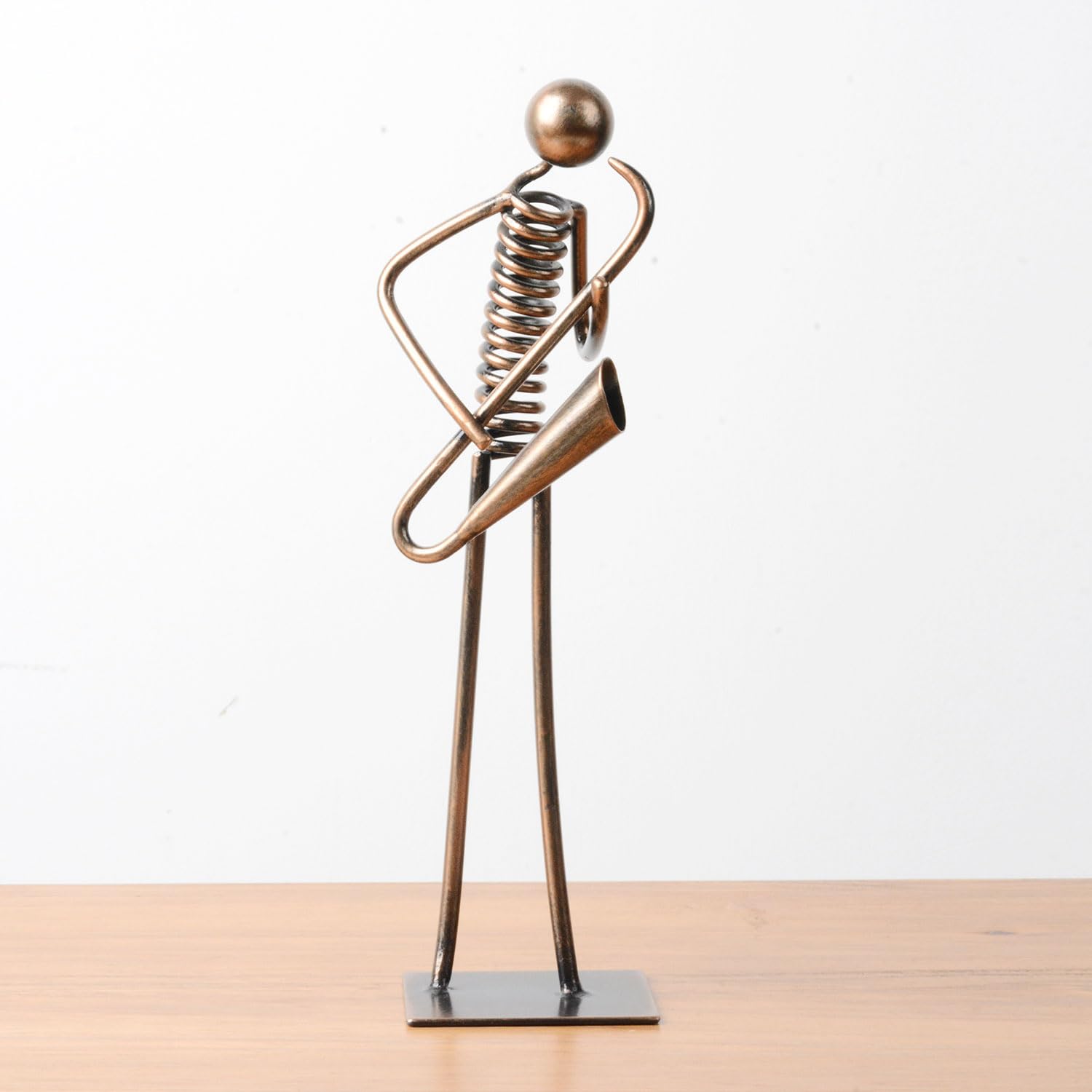 SEINHIJO Musical Figura Saxofón Escultura Moderno Decorativa Arte 27cm