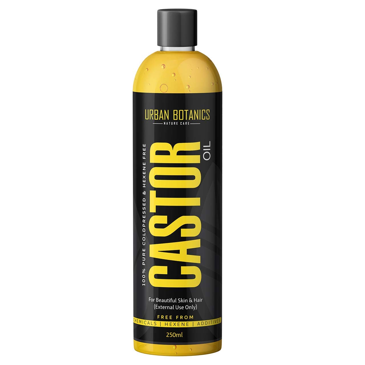UrbanBotanics® Cold Pressed Castor Oil for Hair Growth & UrbanBotanics® Pure Aloe Vera Skin/Hair Gel With Vitamin E & Natural Emollients (Paraben Free) 3