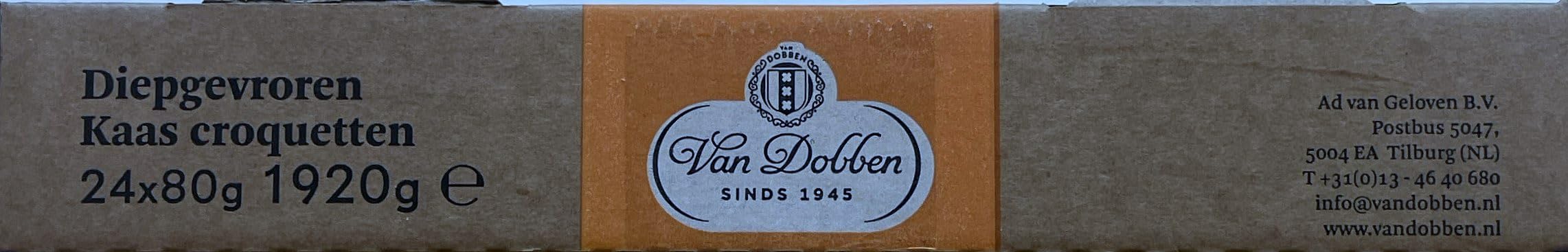 Dobben Kaaskroketten Käsekroketten 24 x 80g I Mit Käse Gefüllte krokette aus Holland I TK Express Versand