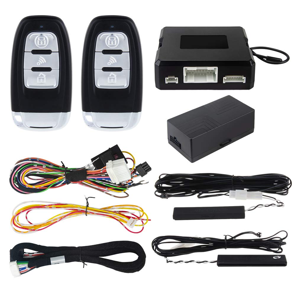 EASYGUARD EC211 Universal pke kit Passive keyless Entry Remote Starter fit for Cars with Factory OEM Push Button Start DC12V