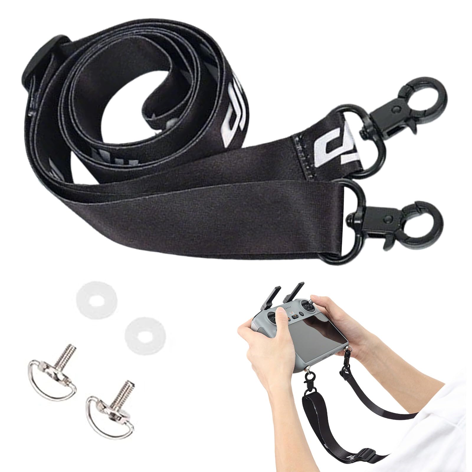 Drone Controller Neck Strap, Universal Lanyard for DJI RC Series & Mini 4 Pro/Air 3/Mavic 3 Pro Remote