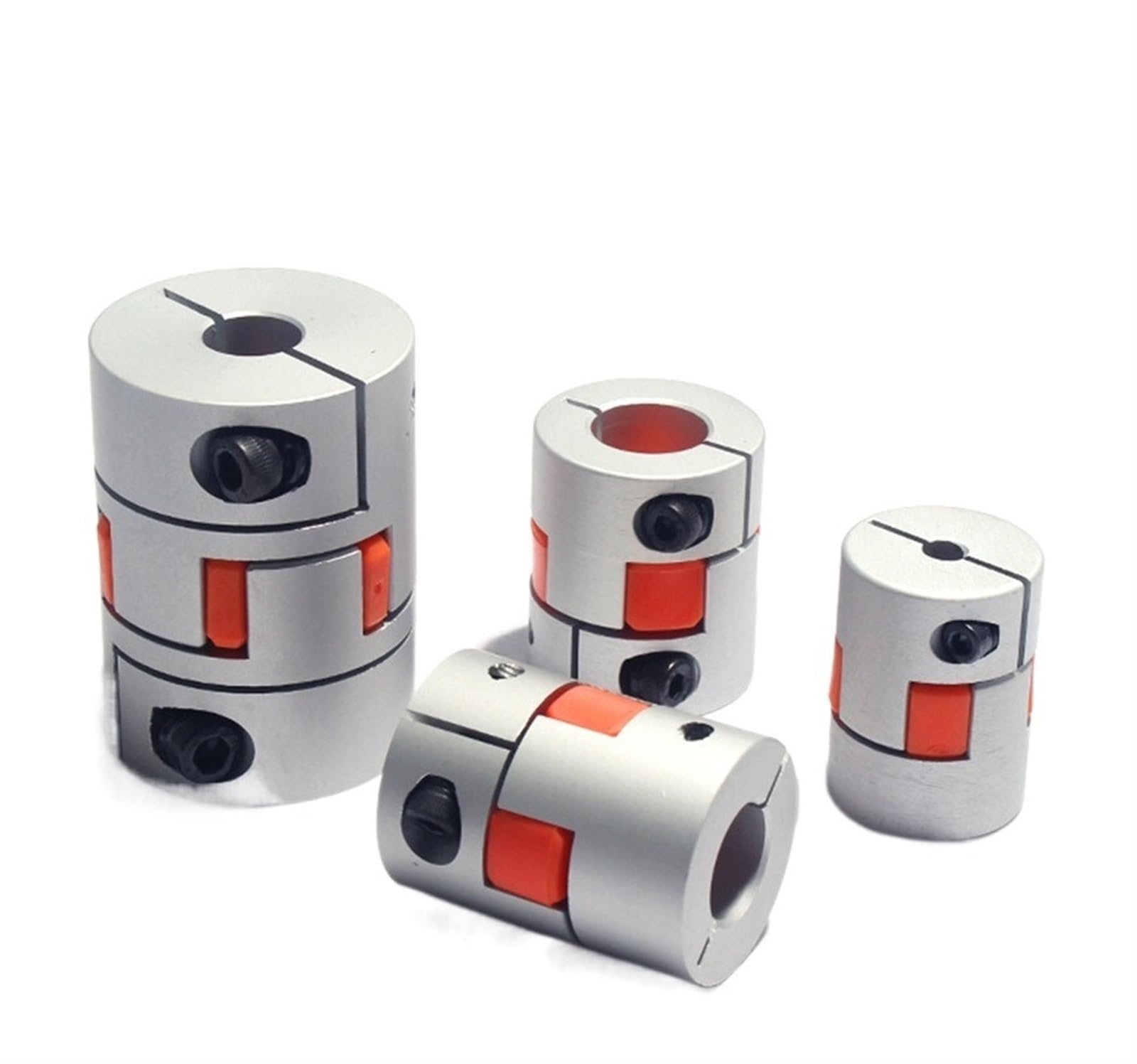 Rigid coupling,Stainless steel rigid coupling 1pcs Shaft Coupling Flexible Coupler 6.35mm X 6.35mm 25D30L