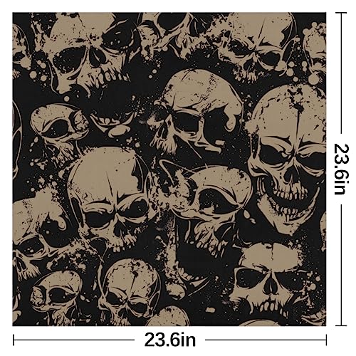 QsirBC Square Scarf Summer Head Scarf Hair Scarf for Women for Travel Yoga2