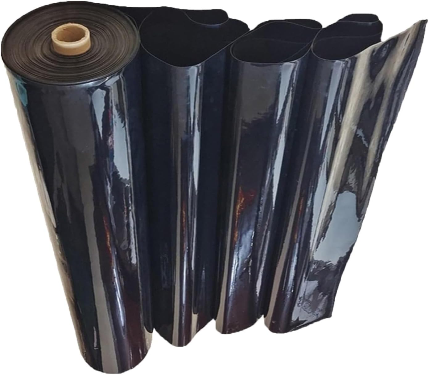 Flexible HDPE Pond Liner 8mx8m Black Waterproof Fish Pond Membrane for Water Gardens Streams Fountains Plants Large Size Liner for Ponds 26.2ftx26.2ft