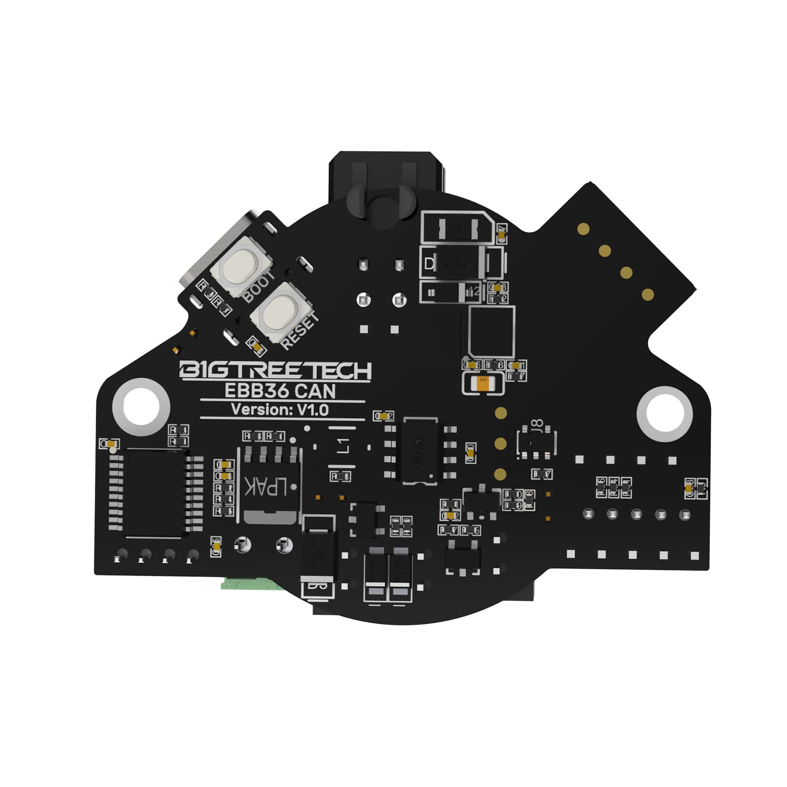 BIGTREETECH EBB 36 CAN V1.0, Escudo para Conectar el Dispositivo de Expansión Klipper, TMC2209 a Bordo, Admite Comunicación CANBUS, Desarrollado en el Chip STM32G0B1CBT6