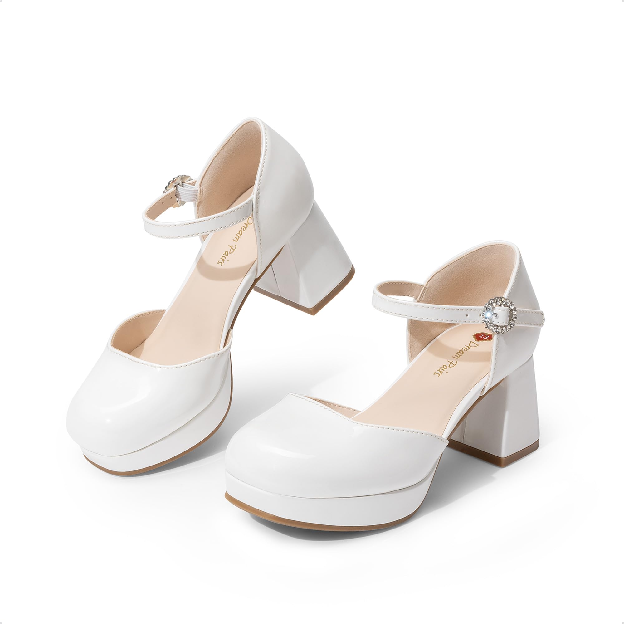 DREAM PAIRS Zapatos de vestir para niñas - Comodidad clásica