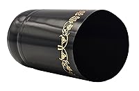 Vista 8 de Negro con uvas doradas PVC Shrink Capsules-500 Count