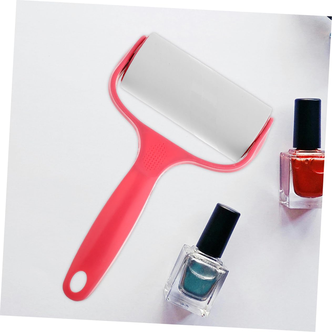 3pcs Nail Stamper Cleaning Gel Polish Tool for Nail Art and Stamping Patterns Includes Adhesive Papers and Handle for Easy Use
