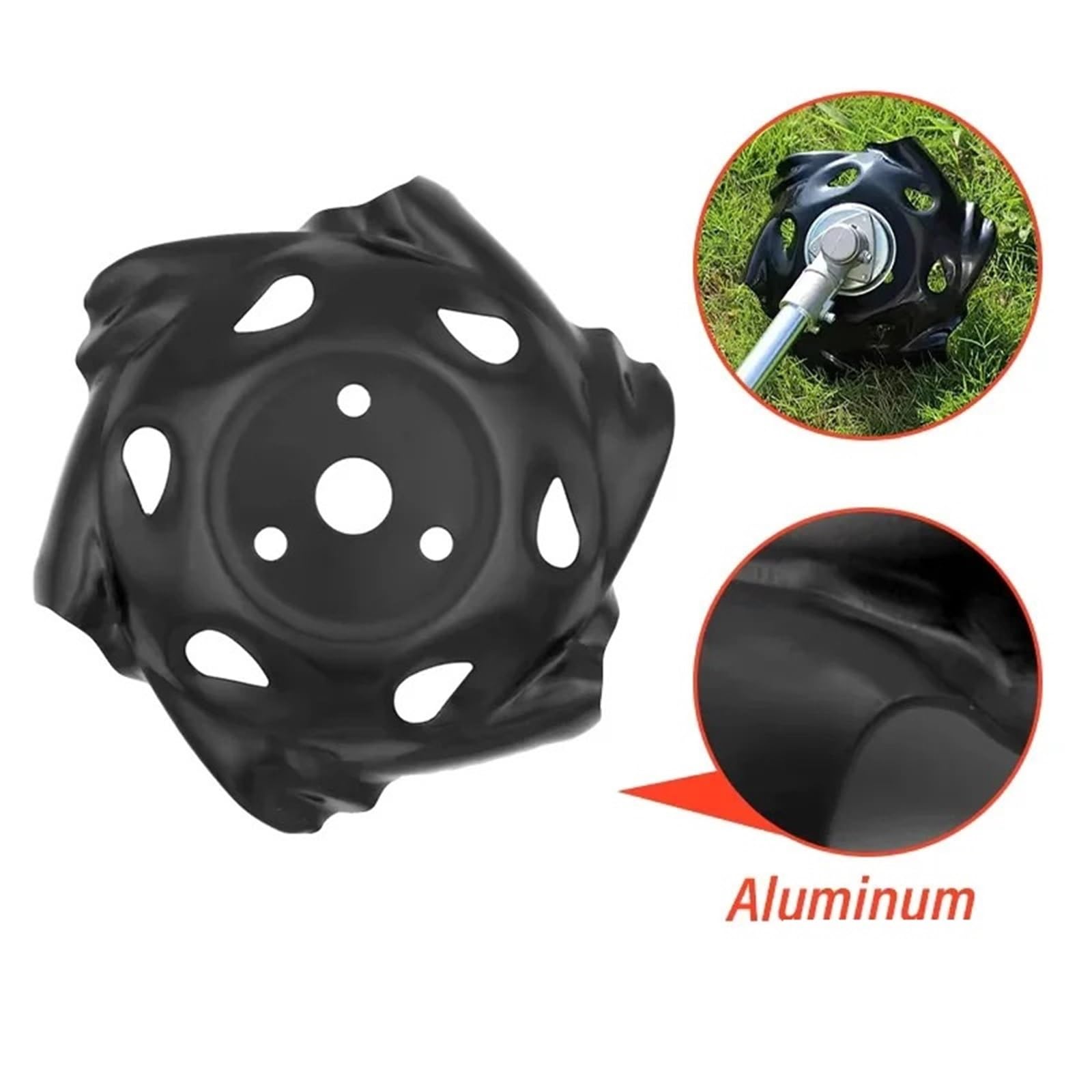 Piezas de cortacésped Universal, Disco de Garra de dragón, Cuchilla for desmalezar, eliminación de raíces, Accesorios de maquinaria agrícola de Gasolina, 5 uds.(5Pcs)