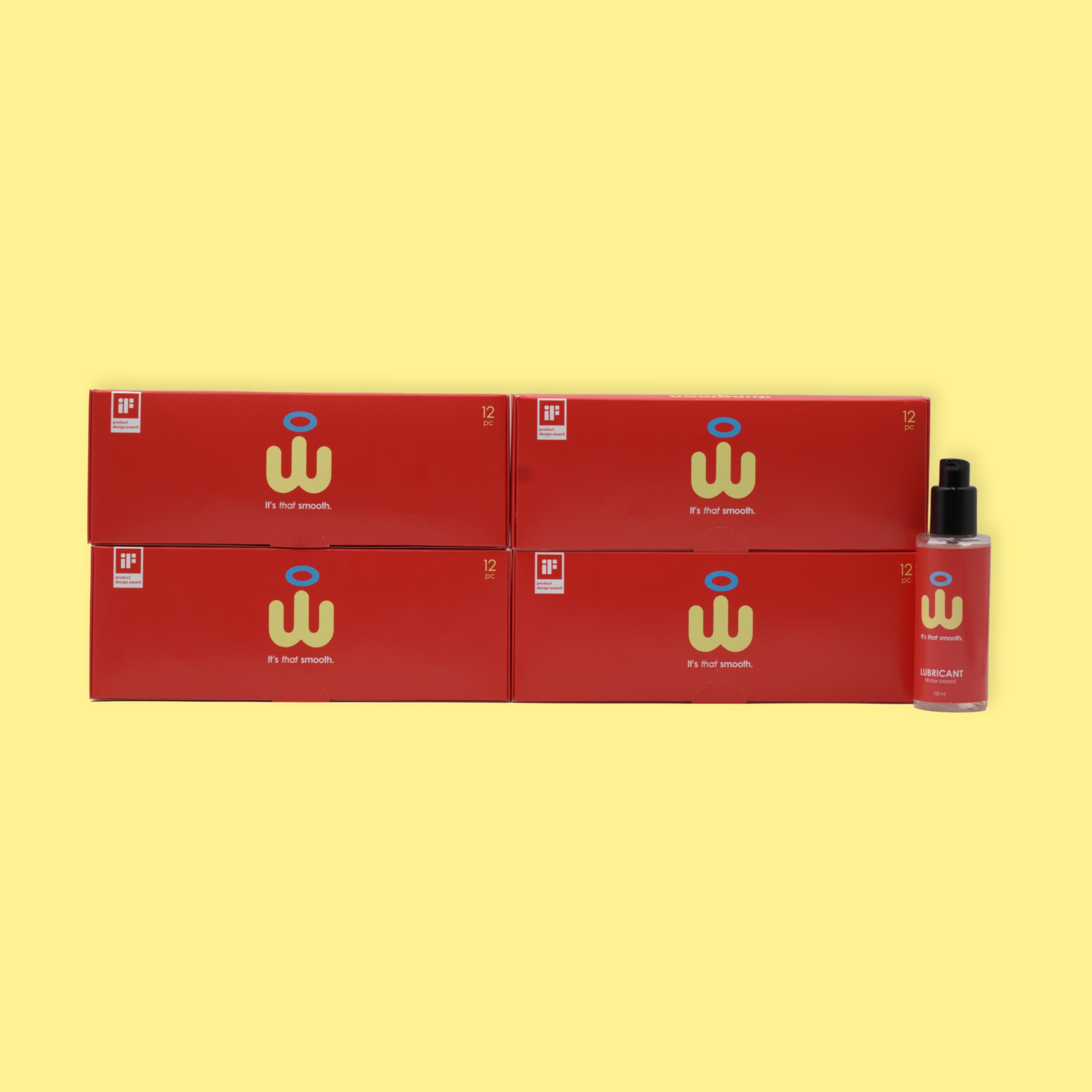 Wingman Kondome ultradünn mit Clip-System + Gleitgel – 48 Stück Latexkondome Set