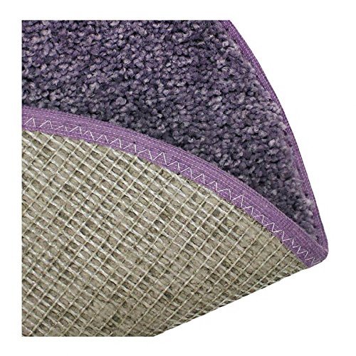 Set 6 - Misty Lilac Kids Crazy Carpet Circle Seats 18” Round Soft Warm Floor Mat - Cushions | Classroom, Story Time, Group Activity, Time-Out Spot Marker and Fun. Home Bedroom & Play Areas