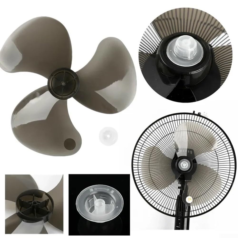 Ventola silenziosa da 40,6 cm con copertura a dado, ventola di ricambio per ventilatore da tavolo da tavolo, fornisce un flusso d'aria efficiente (ventilatore)