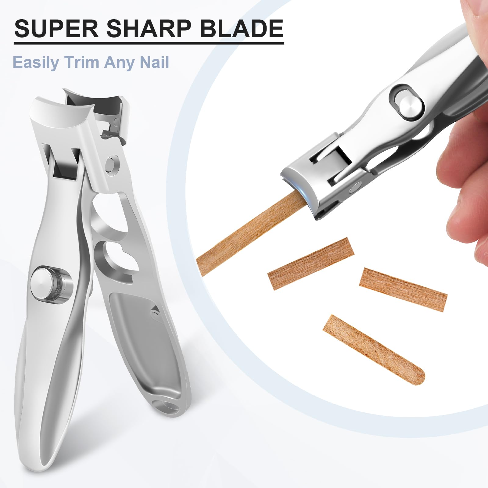 Diboniur Men's 2-Piece Nail Clipper Set - Image 2