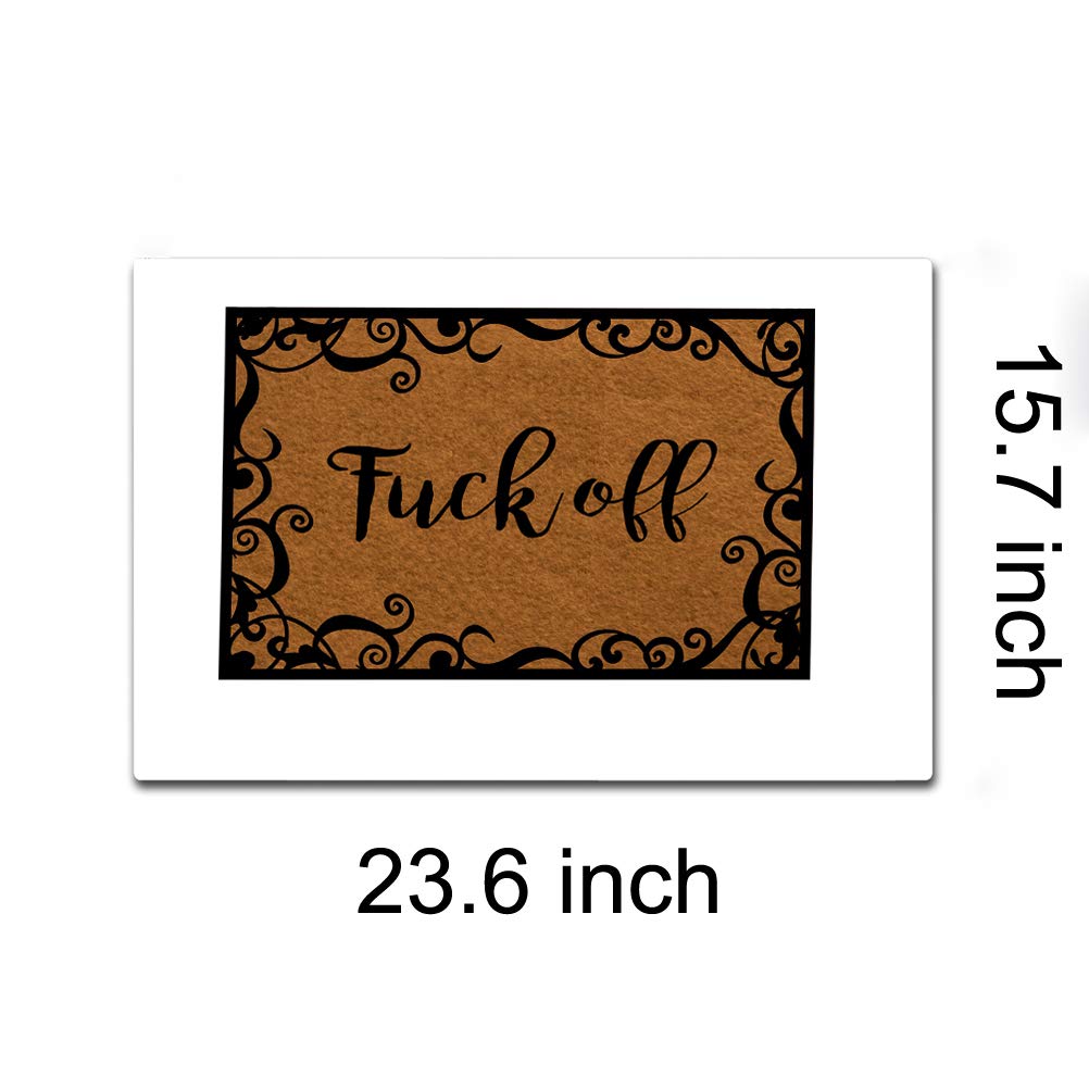 Amazon.com: Warm+ Welcome Doormat Fuck Off Front Door Mat with