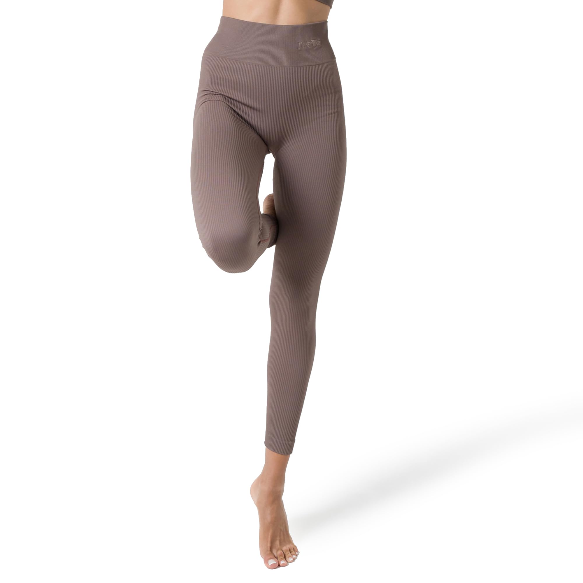 Invertika Legging Snellente Sportswear Leggings Donna in Microfibra- Modellante- Effetto Push Up a Vita Alta Contenitivo Fasciante