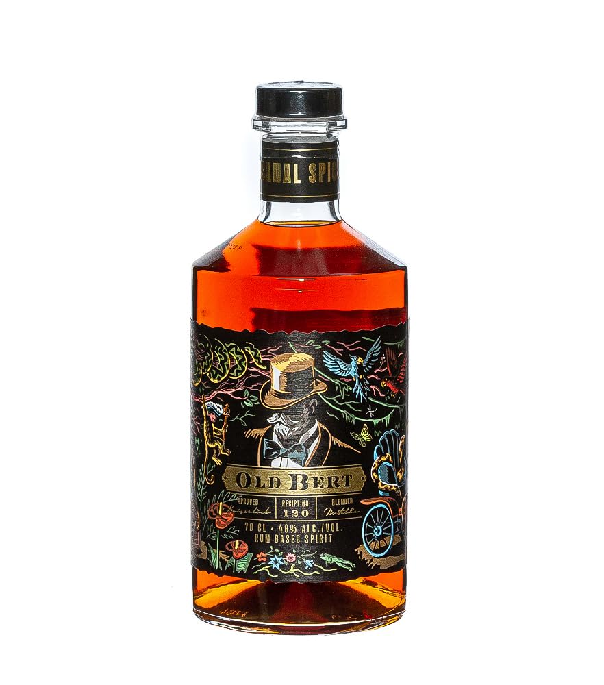 Albert Michler I Old Bert Jamaican Spiced I 700 ml Flasche I 40% Volume I Brauner Rum aus Jamaica