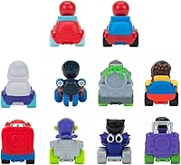 Vista 3 de Marvel's Spidey and his Amazing Friends SNF0046 10-Pack-2” Mini Vehicle Assortment Including, Ghost Spider, Miles, Hulk, and More-Toys Featuring