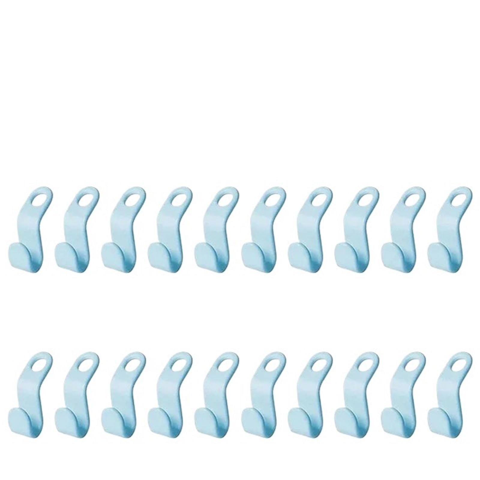 Hangers for Clothes Space Savers 300pcs Cascading Hanger Plastic Extender Clips Wardrobe Coat Organizer(Blue)