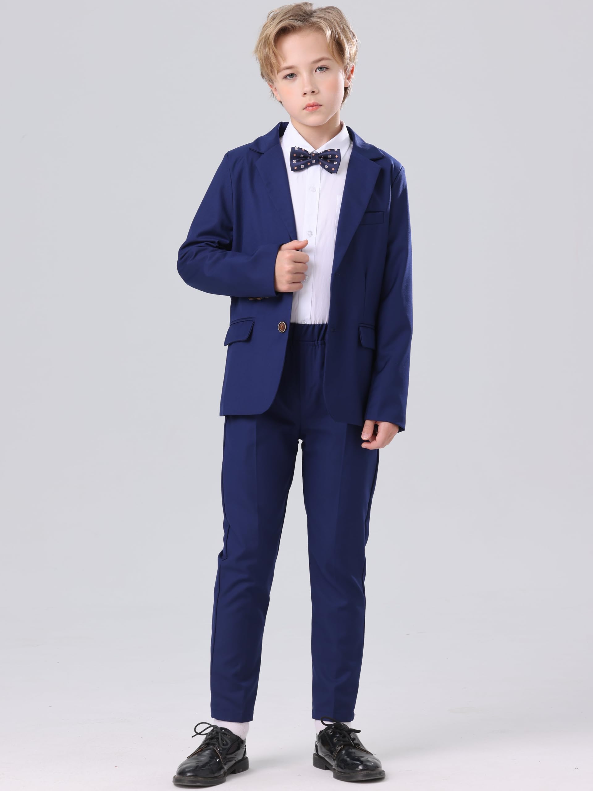 2-teiliges Set für Jungen, Blazer und Hose, Freizeitkleidung oder Hochzeitsfeier, Pageboy-Outfit für 6–11 Jahre