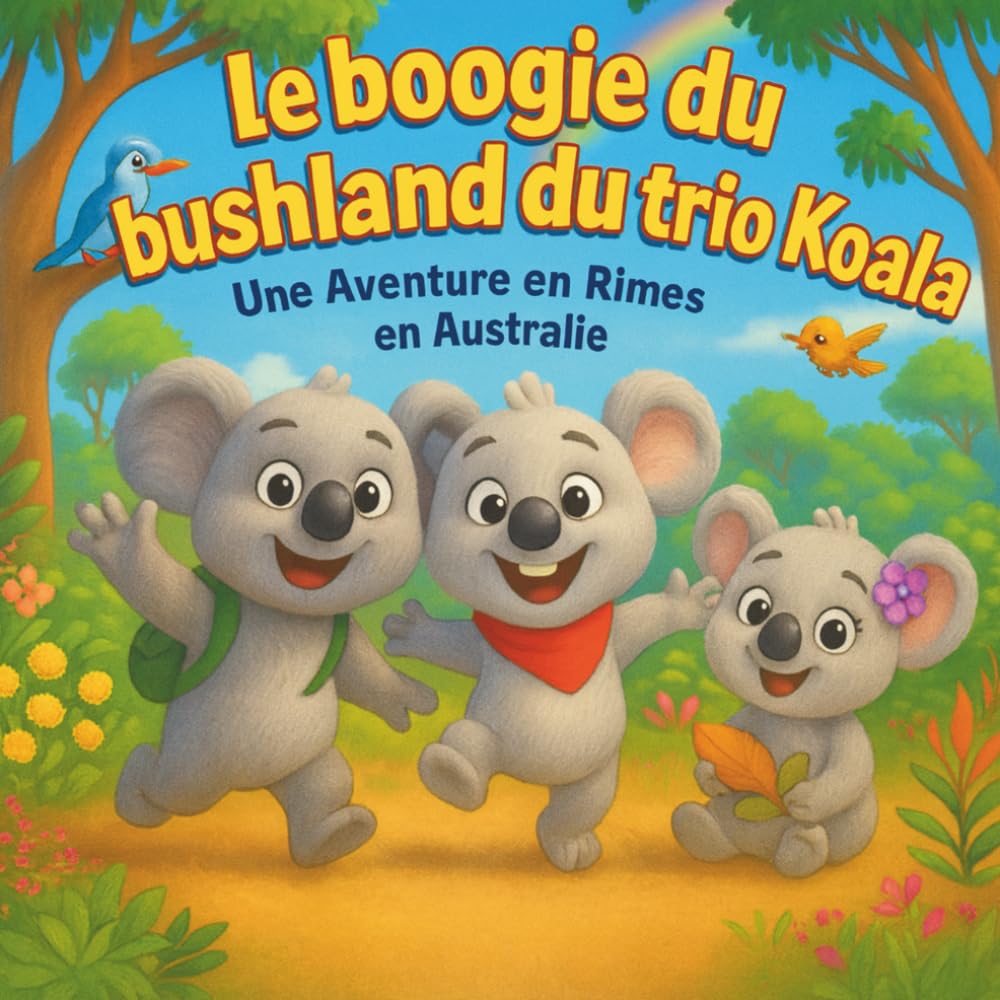 Le boogie du bushland du trio Koala: Livres d'histoires pour enfants | Une aventure en comptine dans l'Outback australien | Aventure | Animaux | Ours ... | 30 pages (Children's Storybooks in French)