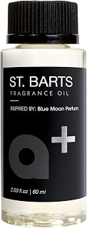 Aromar+ Fragrance Oil – St. Bartz-Inspired by Blue Moon Perfume – Luxury Hotel Scent Experience with Geranium, Lavender & Sandalwood – for Waterless Diffusers – Lasting Home Aroma – 60mL