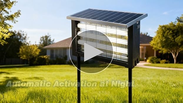 Amazon.com : Powerful Large Solar Bug Zapper Outdoor for 3000 sq
