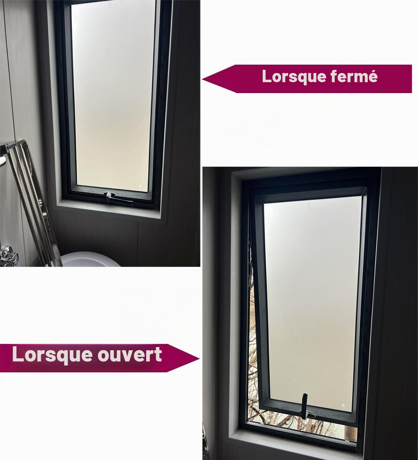 Fenetre Fenetre à Guillotine en Aluminium avec Serrure, 30x40 40x50 60x60 70x80 Cm Fenêtres de Remplacement pour Maisons, Mobile Home, Verre Clair Trempé Fenêtre D'aération(WxH30x40cm)