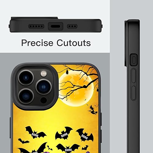 Miniatura 3 de Funda personalizada para teléfono Mimi de Halloween, compatible con iPhone 15, 14, 13, 12, 11 Pro Max, Samsung Galaxy S23 S22 S21 FE UltraA14 A54