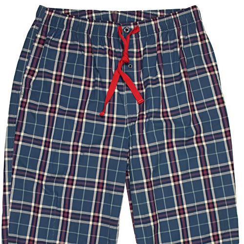 Cremieux Men's Big And Tall Woven Poplin Sleep Bottoms Pajama Pants (Medium Blue 501, Xx-Large Big, 2Xb) #TOP1