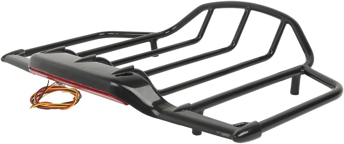 XMT-MOTO LED Light Air Wing Tour Trunk Luggage Rack Fit for Harley Trunk 1993-2013