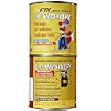 PC Products PC-Woody Wood Repair Epoxy Paste, Two-Part 96 oz in Two Cans, Tan 128336