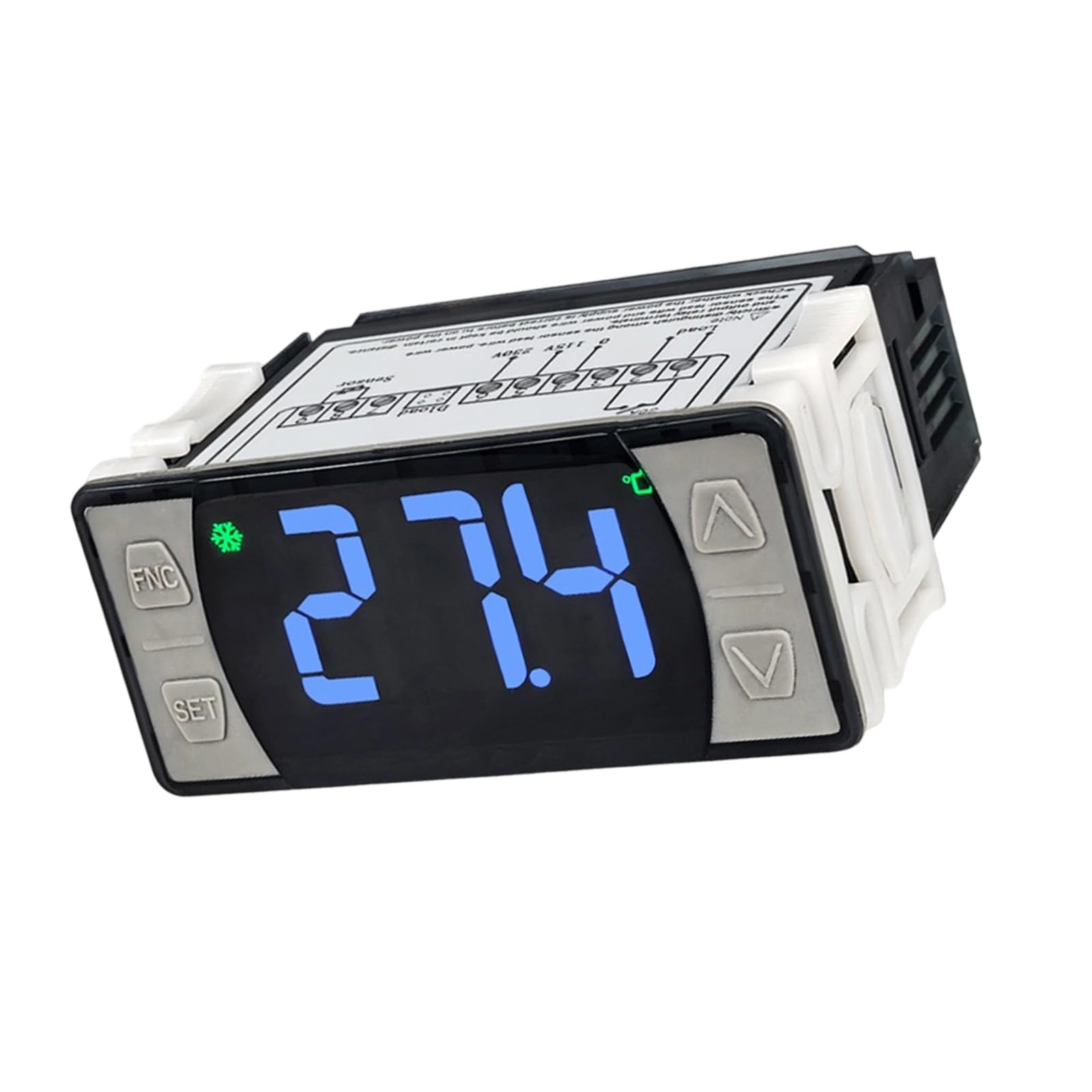 Tsophreniq Industrial Double Type 30Amp Thermostats With High Visibility Display & Accuracy Sensors Commercial Cooling Heating Controll Large Screens Temperature Controller