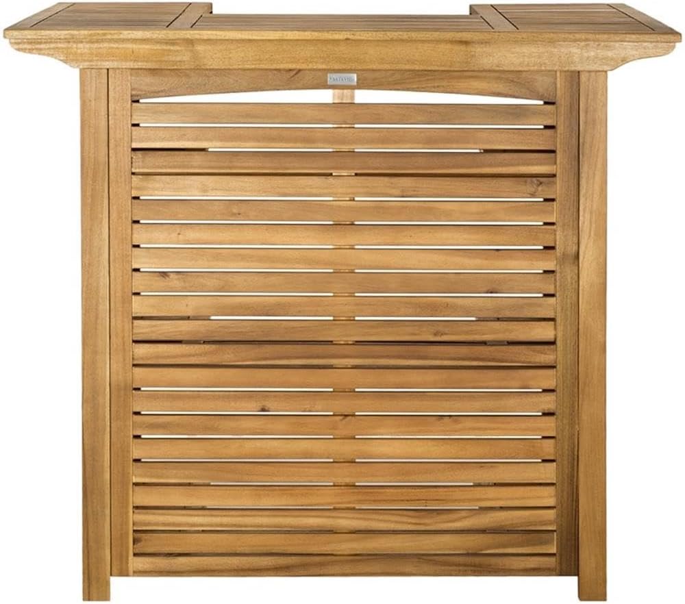 Pemberly Row Bar Table, Elevated Height for Indoor/Outdoor Use, Stylish and Durable Design, Versatile for Patios, Kitchens, Home Bars, Casual Socializing and Entertaining Spaces